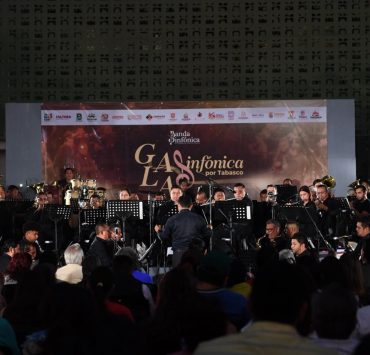 Inicia con éxito la gira estatal de la Banda Sinfónica del Gobierno de Tabasco