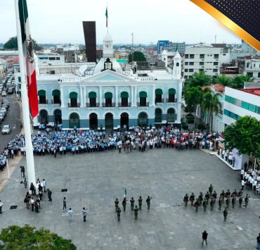Secretaría de Marina conmemoró el 109 aniversario de la Constitución Mexicana en Tabasco