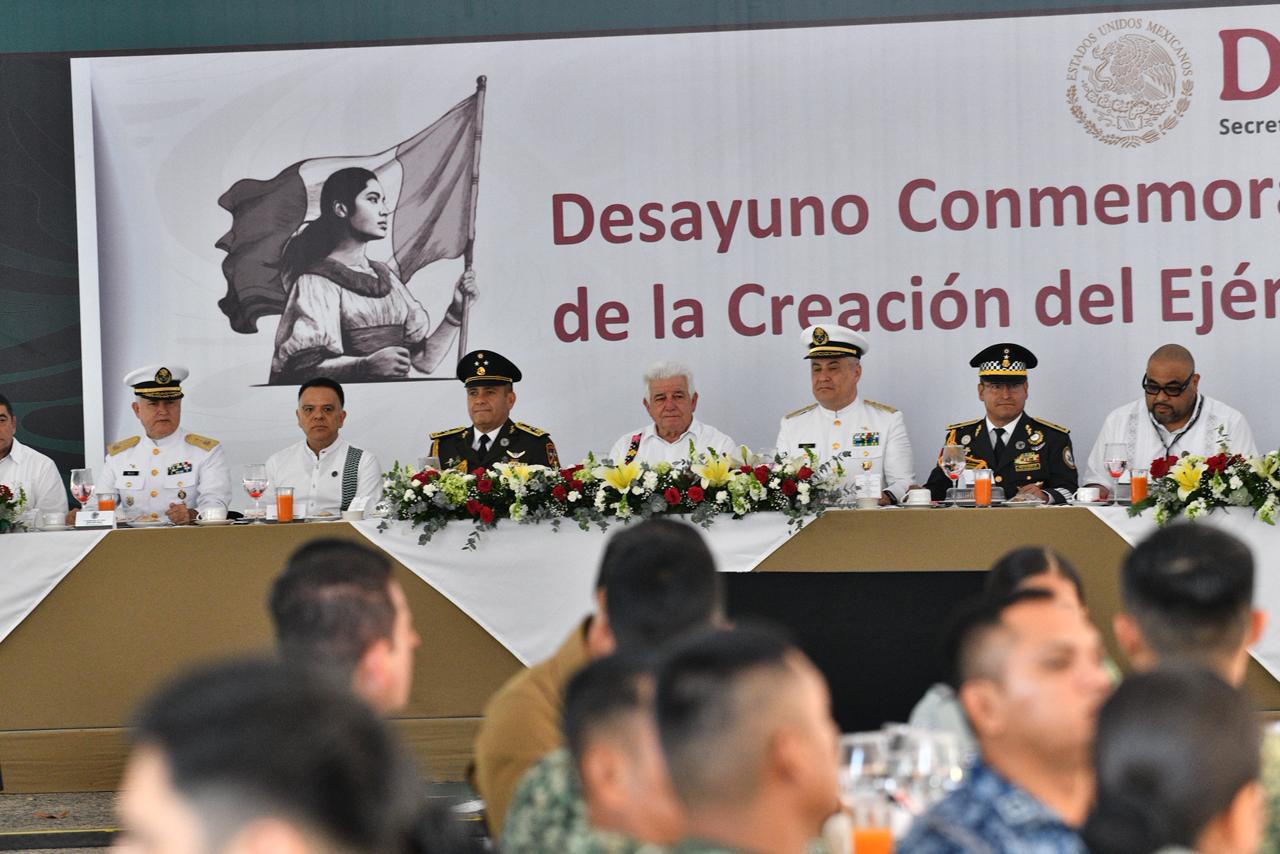 Tabasco conmemora el CXIII Aniversario de la creación del Ejército Mexicano