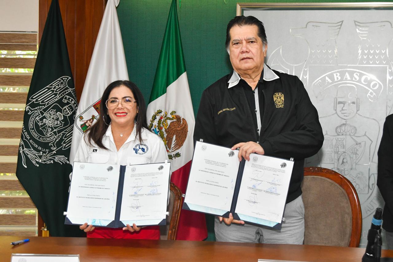 UJAT e ITSR fortalecen alianza educativa en la Región de los Ríos