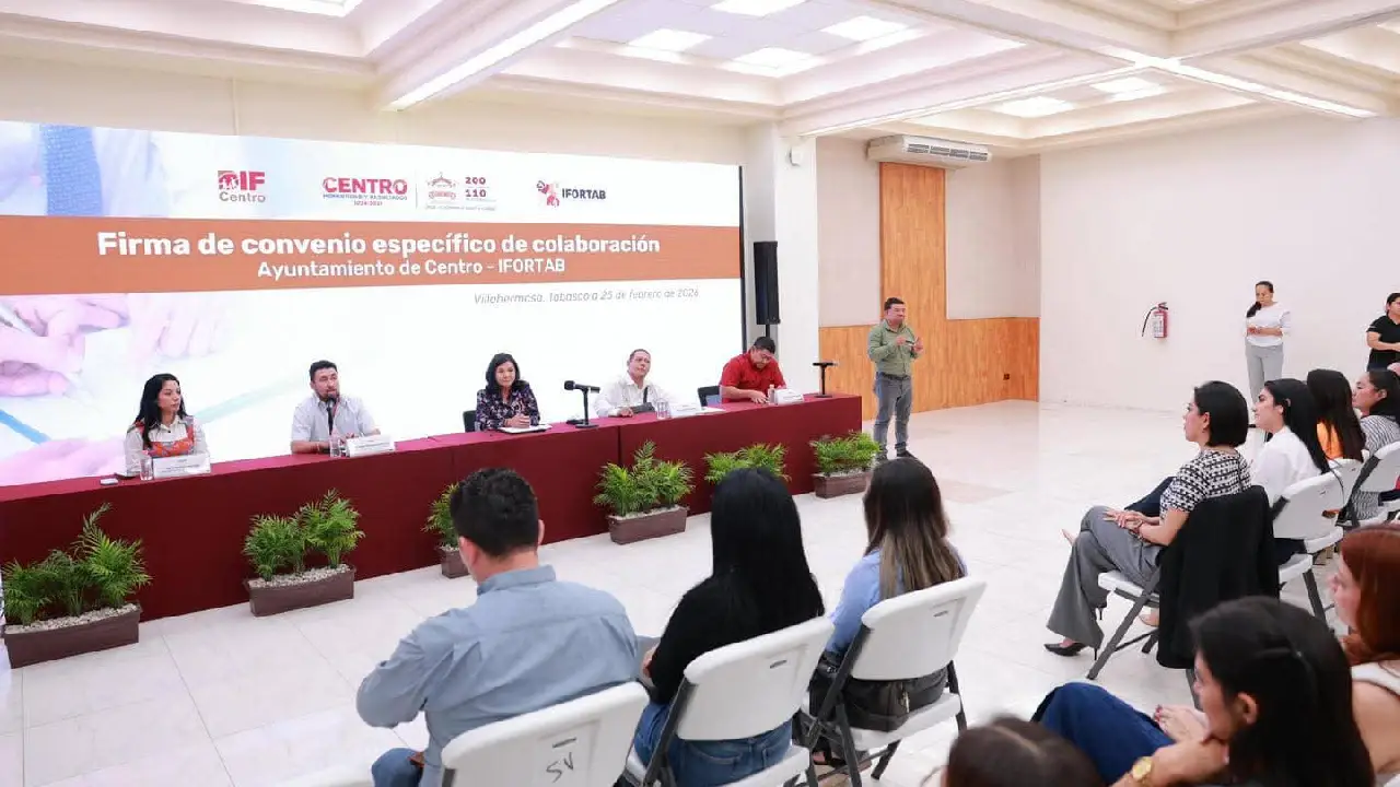 Yolanda Osuna firmó convenio con Ifortab para fortalecer la inclusión en Centro