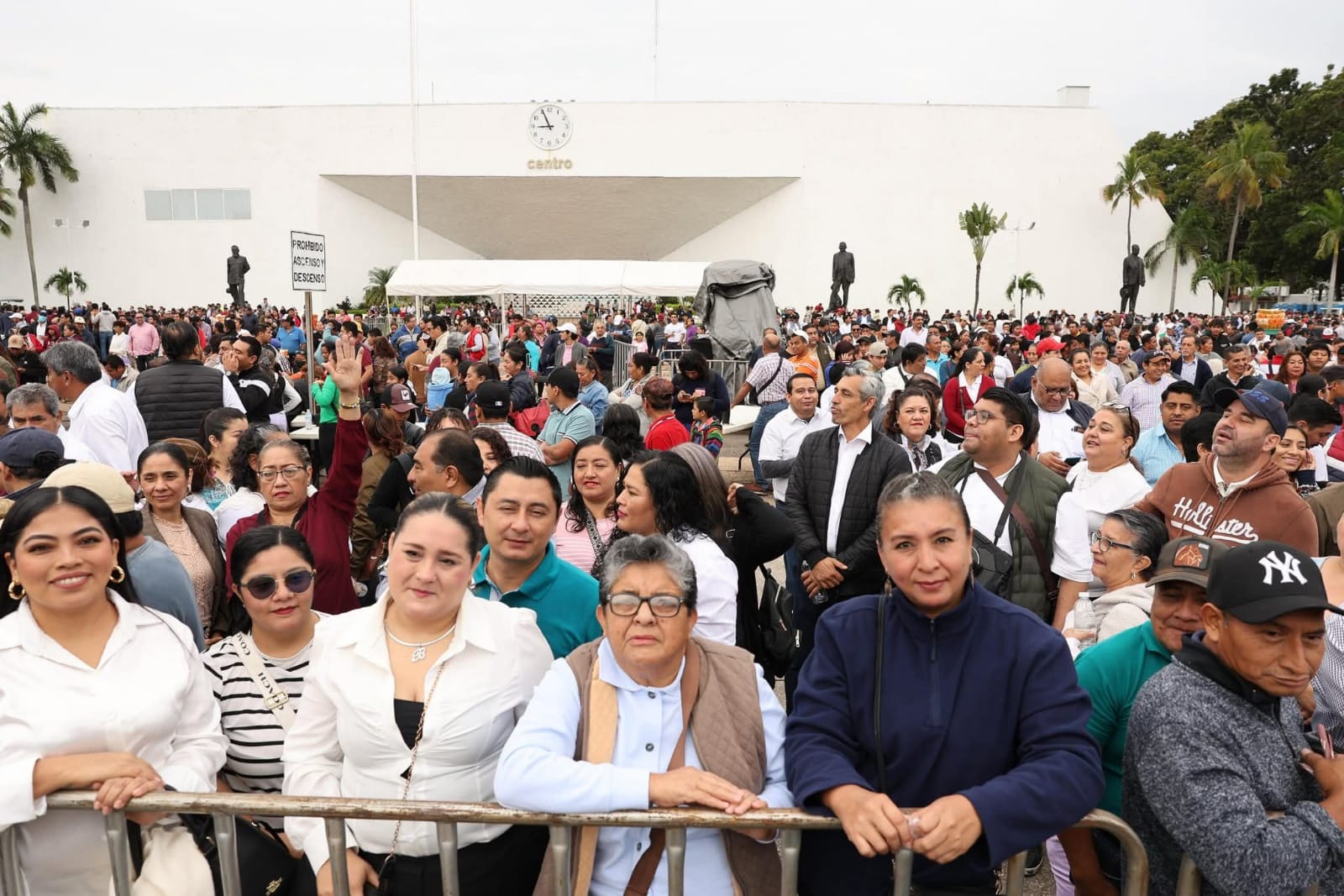 concentración convocada por el partido MORENA 