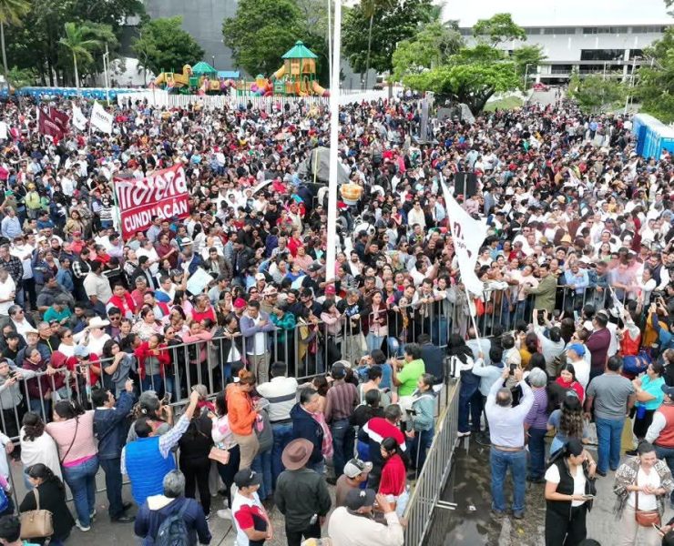 concentración por la Jornada en Defensa de la Soberanía Nacional