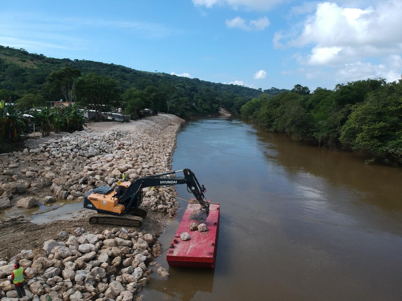 reducir riesgos de inundación en Tabasco