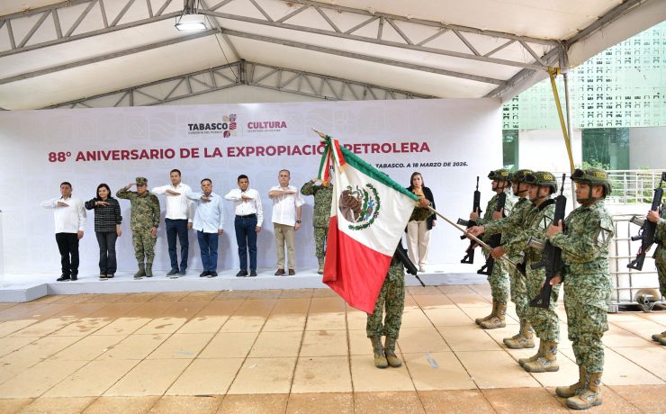 Conmemoran en Tabasco 88 el Aniversario de la Expropiación Petrolera
