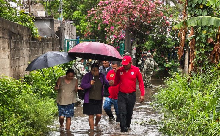 Frente Frío 41 deja afectaciones en seis municipios de Tabasco