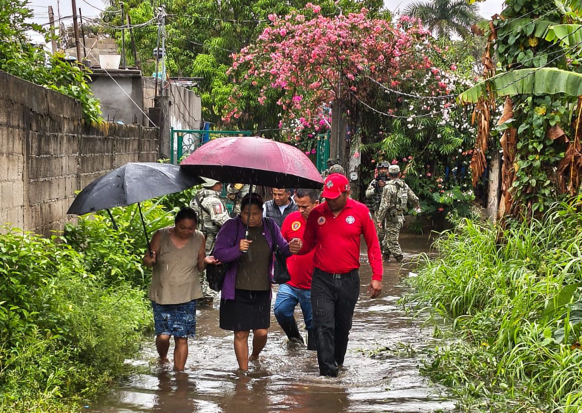 Frente Frío 41 deja afectaciones en seis municipios de Tabasco
