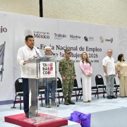 Inaugura Javier May Feria Nacional de Empleo para las Mujeres 2026