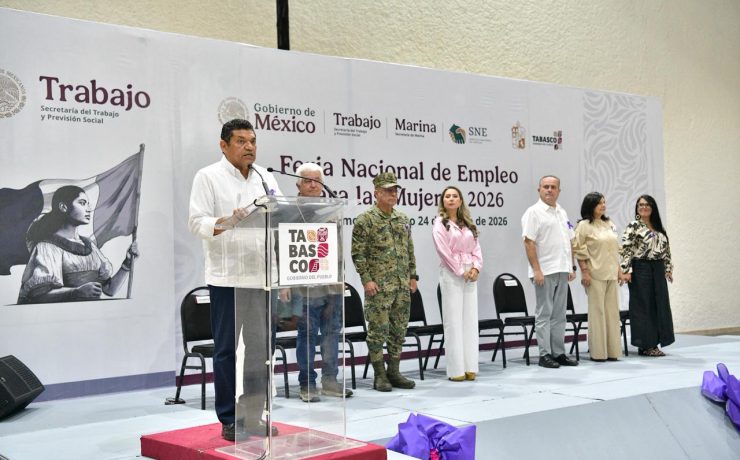 Inaugura Javier May Feria Nacional de Empleo para las Mujeres 2026