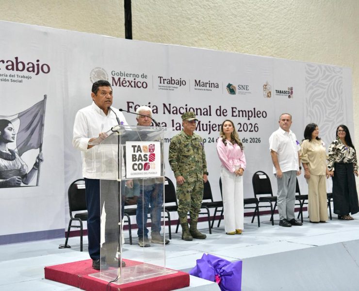 Inaugura Javier May Feria Nacional de Empleo para las Mujeres 2026