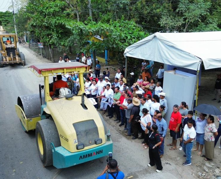Inician rehabilitación de carretera C 28 C 9 en Cárdenas