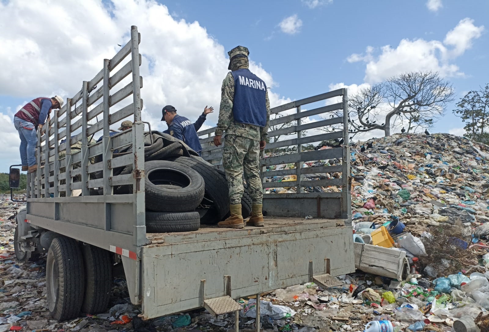 Recolección de más de 450 kilogramos de desechos