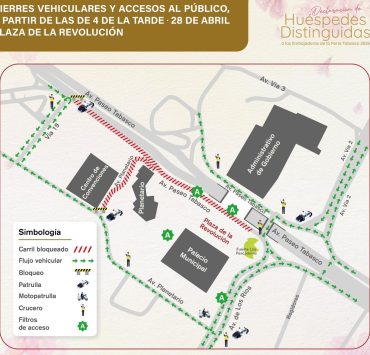 Anuncian cierres viales en Plaza de la Revolución