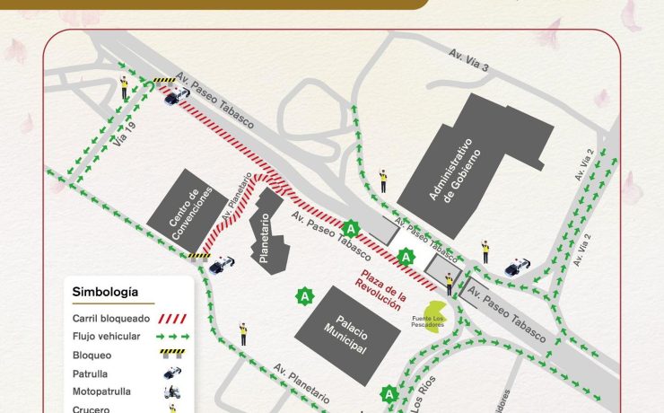 Anuncian cierres viales en Plaza de la Revolución