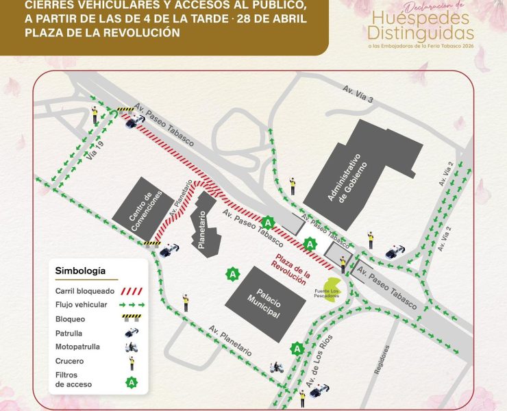 Anuncian cierres viales en Plaza de la Revolución