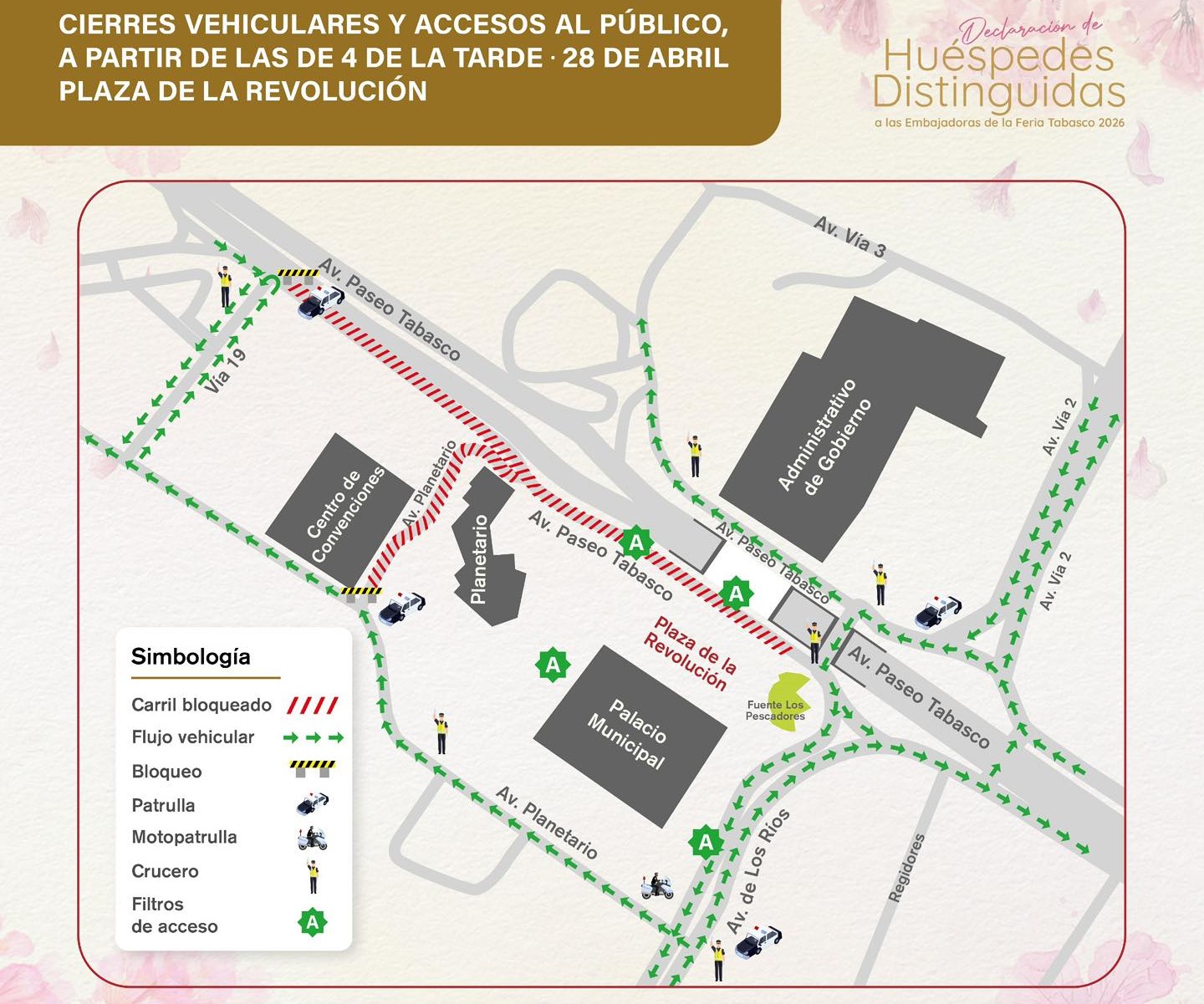 Anuncian cierres viales en Plaza de la Revolución