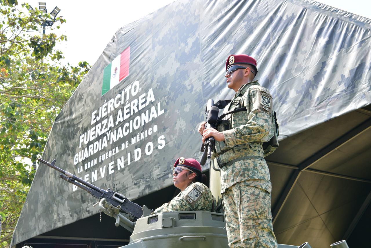 Inauguran en Tabasco la exposición militar La Gran Fuerza de México