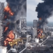 Pemex investiga incendio en refinería Dos Bocas