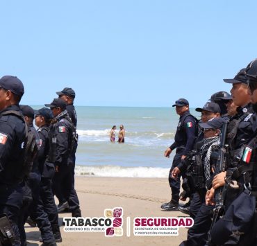 Refuerzan seguridad con operativo Vacaciones Seguras 2026 en Tabasco