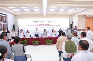 Autoridades de Centro y Tabasco encabezaron la instalación del Consejo Municipal de Movilidad para fortalecer el transporte público y mejorar la conectividad en Villahermosa.