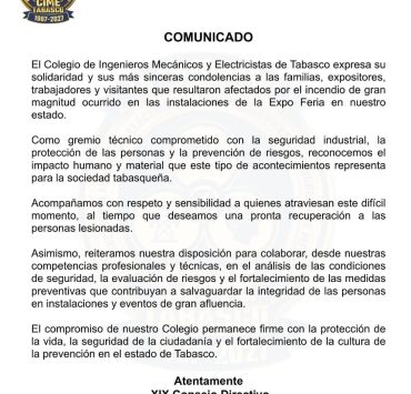 Colegio de Ingenieros Mecánicos y Electricistas de Tabasco
