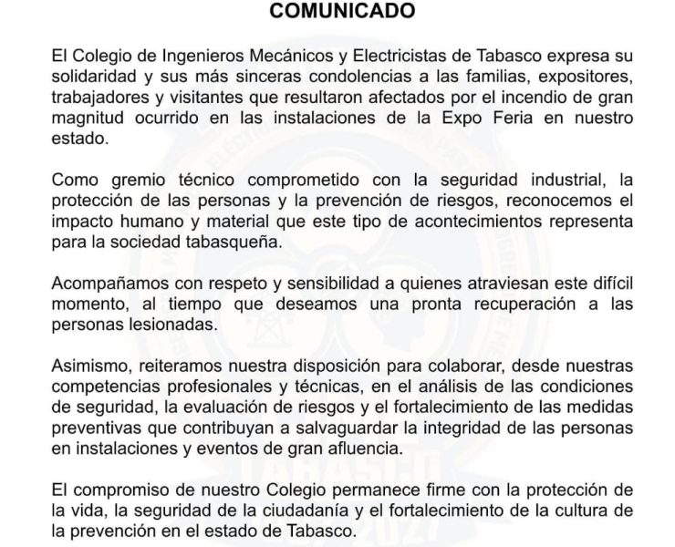 Colegio de Ingenieros Mecánicos y Electricistas de Tabasco