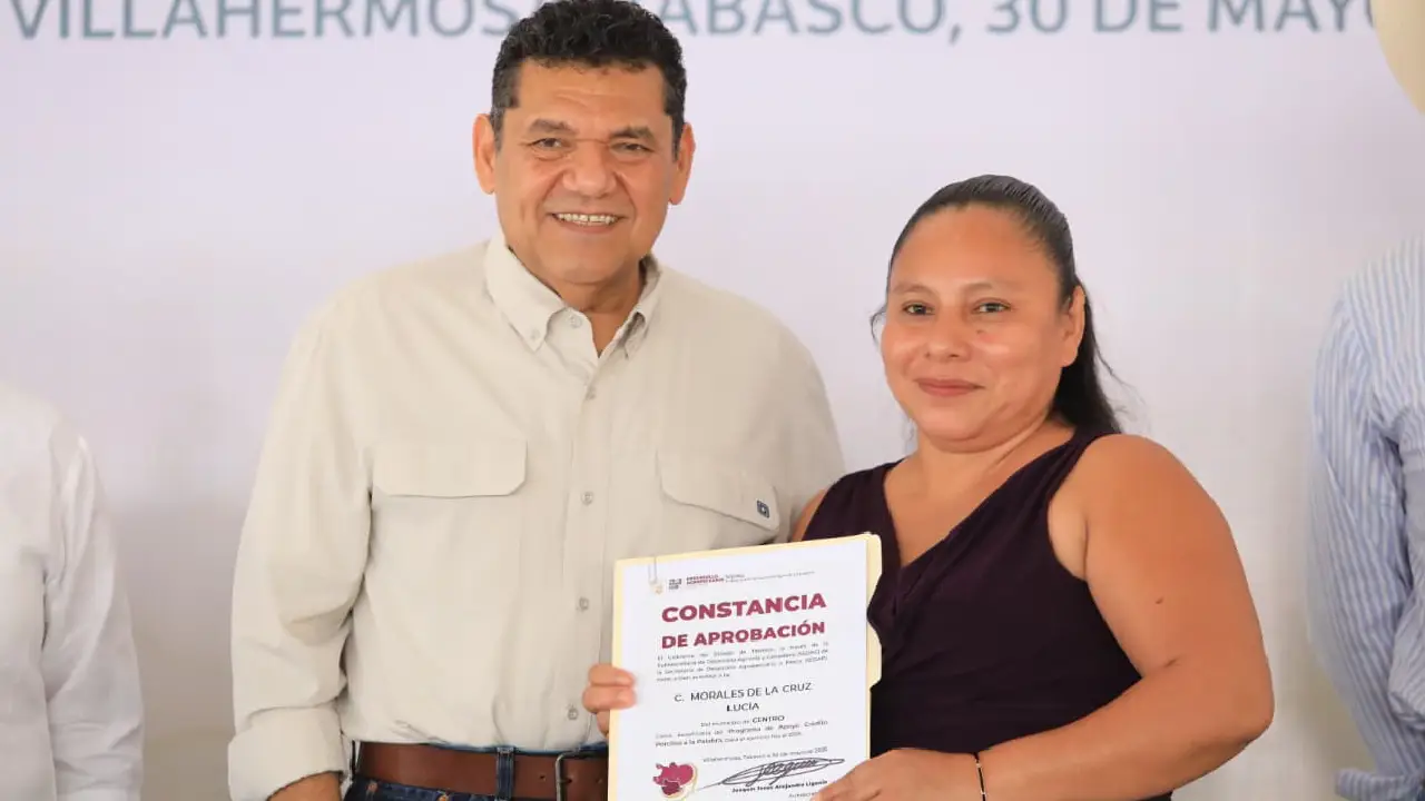 Consolidar la soberanía alimentaria prioridad para el desarrollo de Tabasco