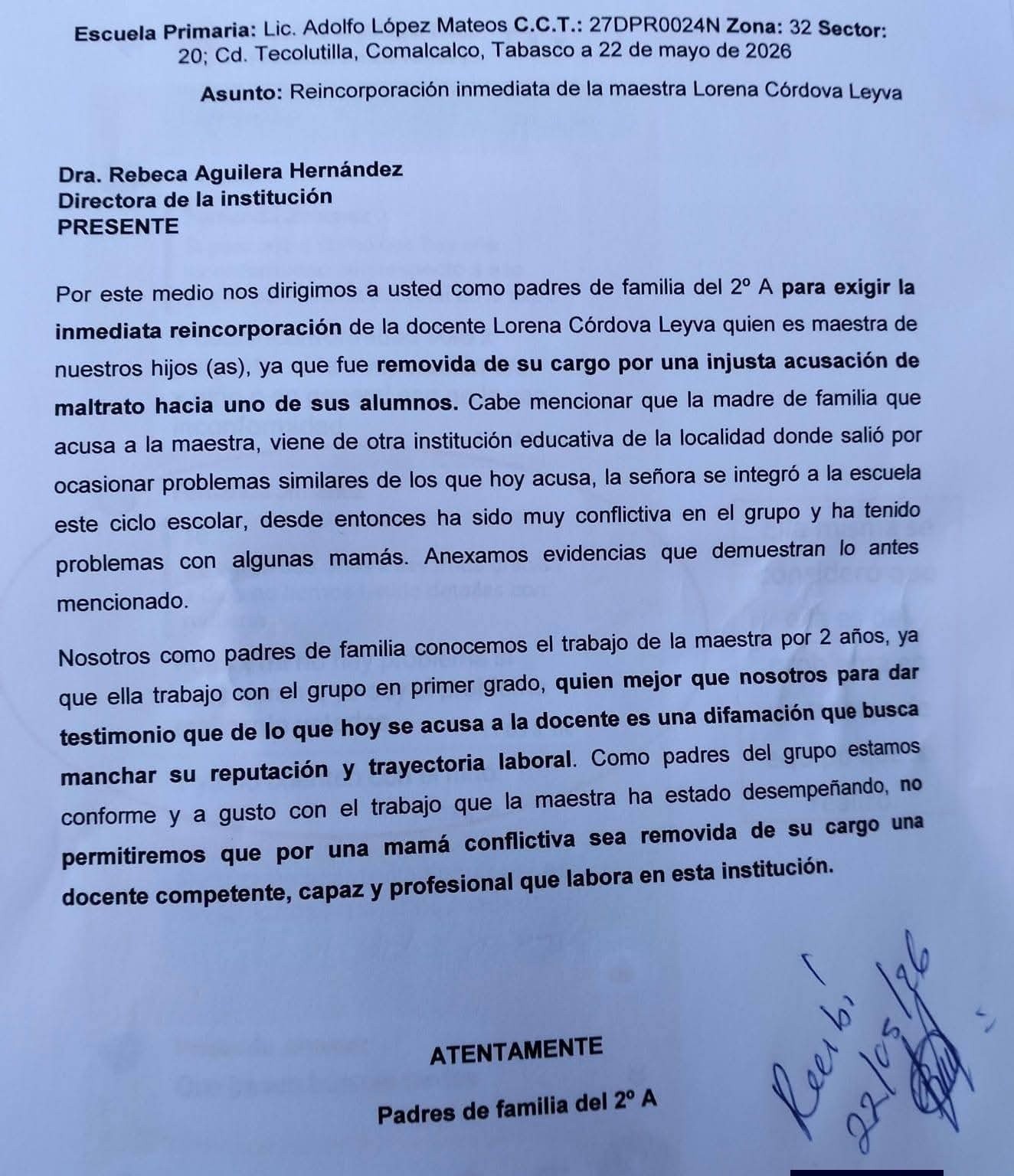 Destacan trayectoria académica de la profesora