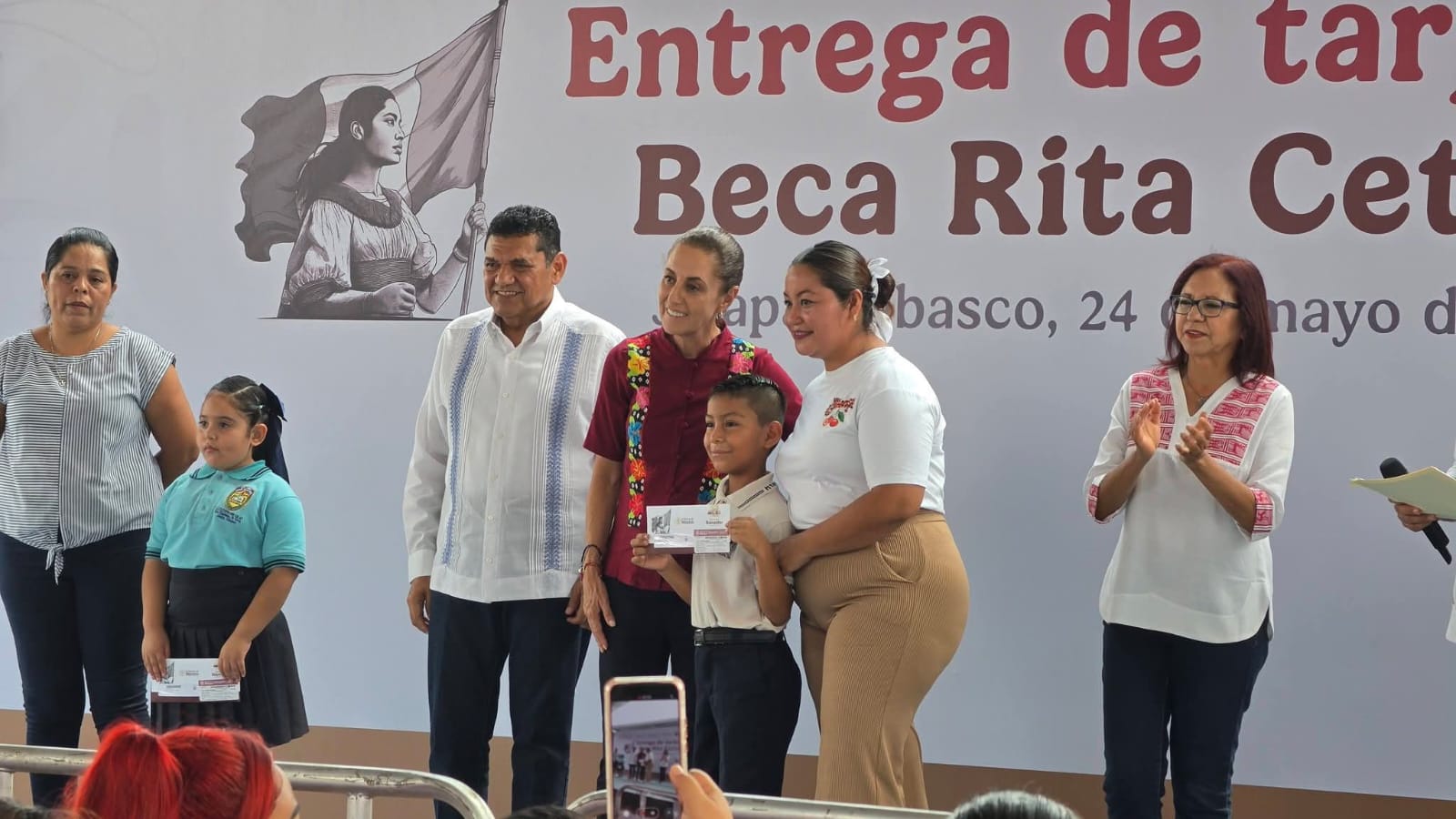 En histórica visita la Presidenta Claudia Sheinbaum