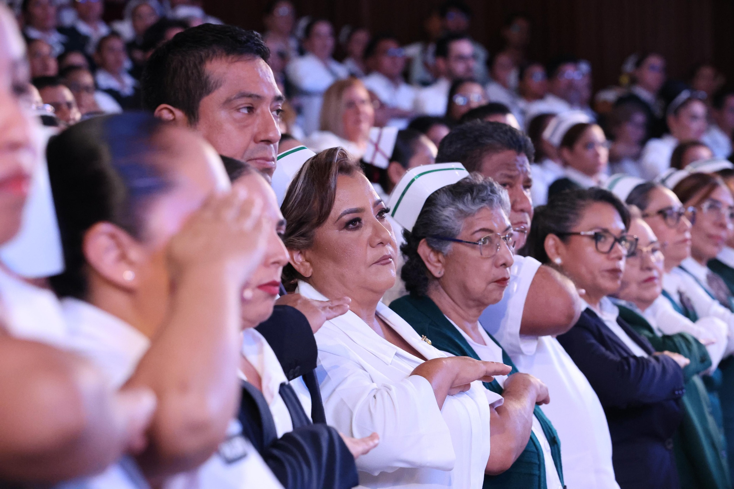 Enfermeras agradecen respaldo del Gobierno estatal