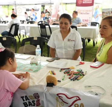 Jornadas de Paz llegan a ranchería Anacleto Canabal segunda