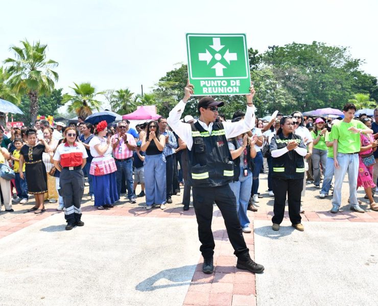 Tabasco supera récord de participación en el Simulacro Nacional 2026