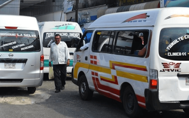 Transportistas de Tabasco advierten posible aumento al pasaje en julio