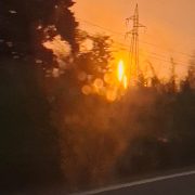 quemador en la carretera Villahermosa Teapa