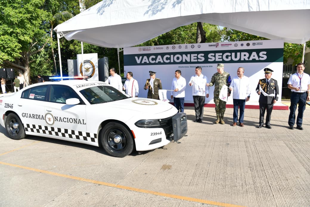 banderazo al operativo “Vacaciones Seguras”