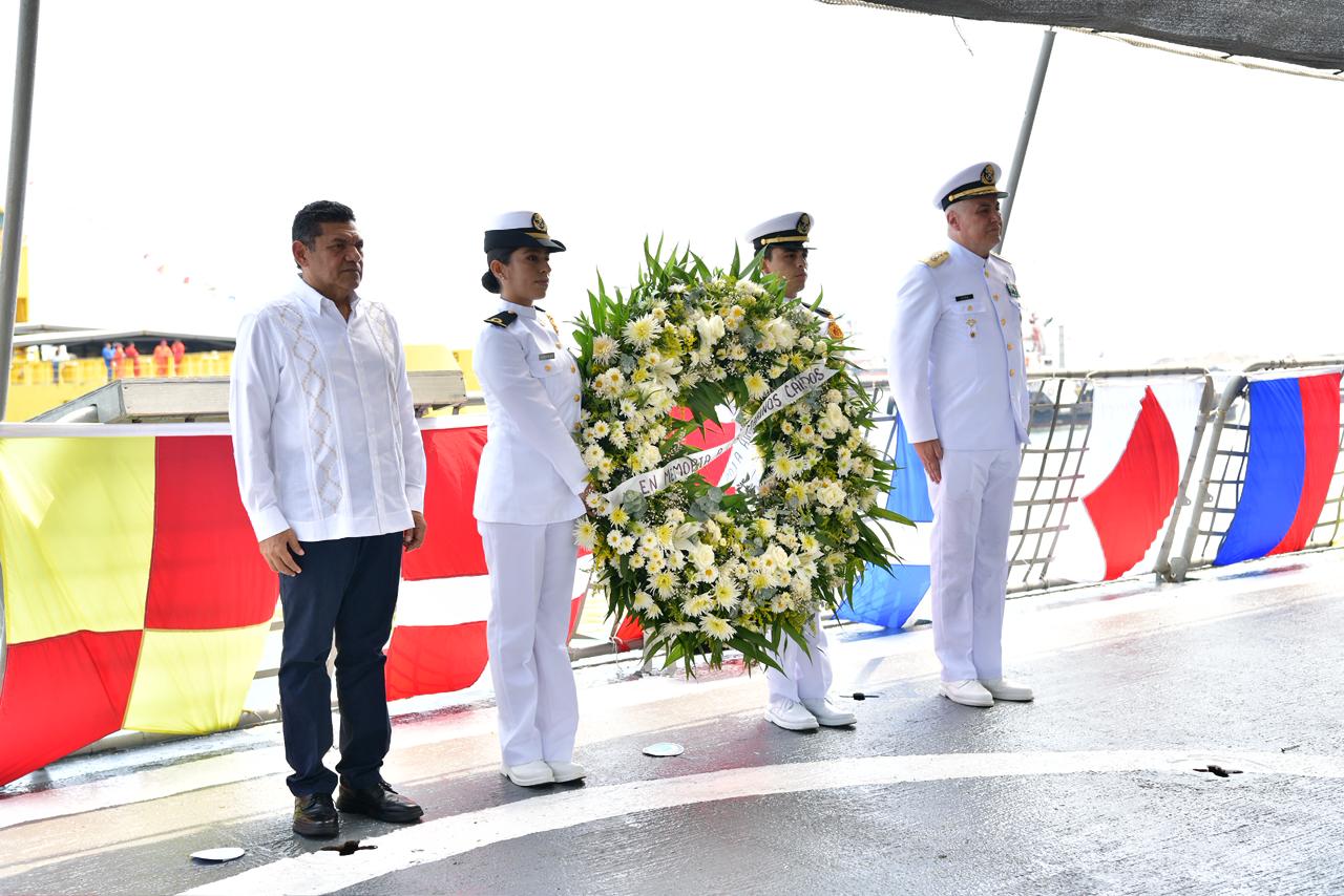Conmemoran el 84 Aniversario del Día de la Marina Nacional en Dos Bocas