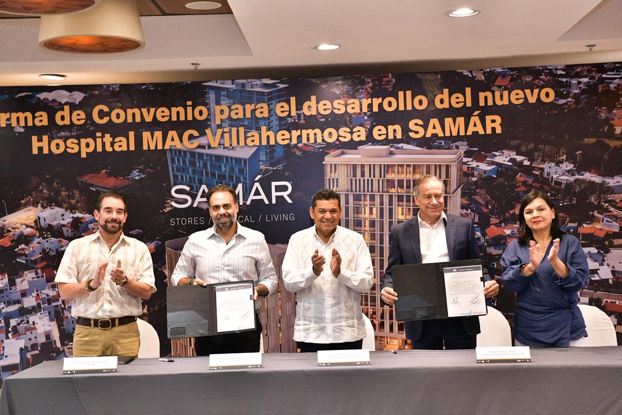 Formalizan proyecto hospitalario de mil 500 millones de pesos en Tabasco
