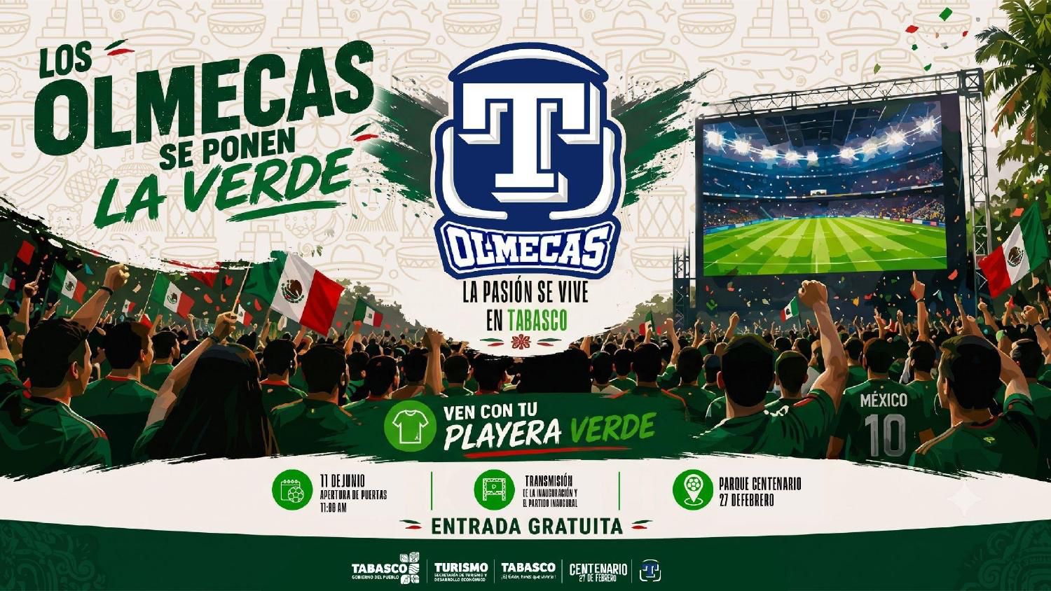 Gobierno del Pueblo transmitirá la ceremonia inaugural