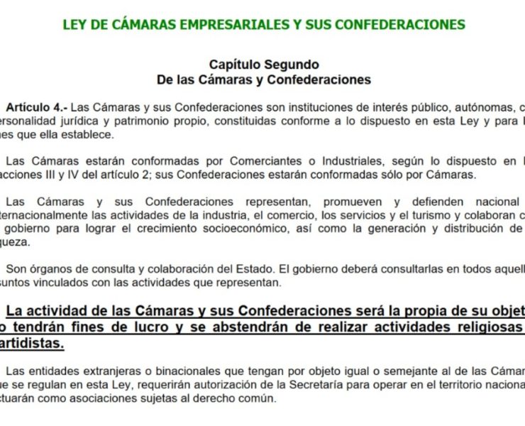 Infringe la ley dirigente de la Canaco Servytur Villahermosa
