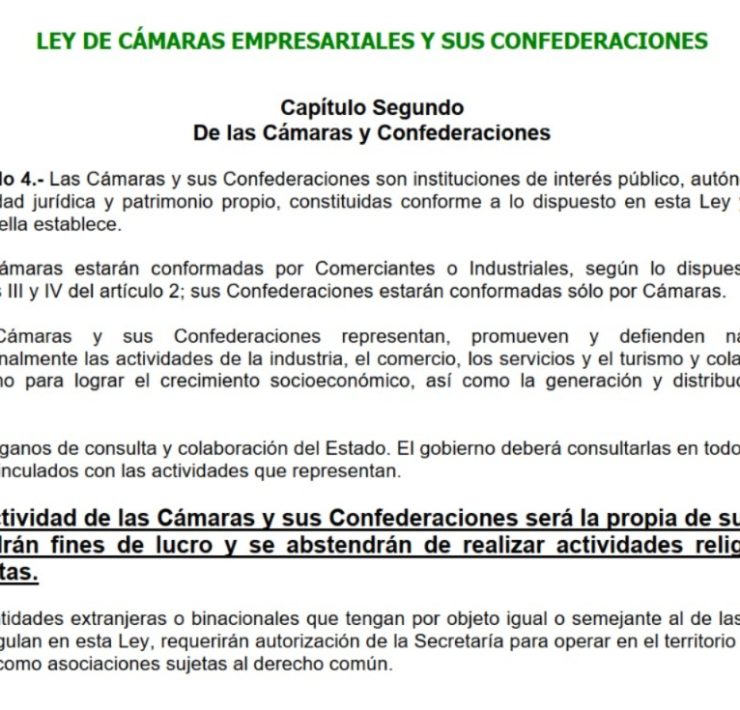 Infringe la ley dirigente de la Canaco Servytur Villahermosa
