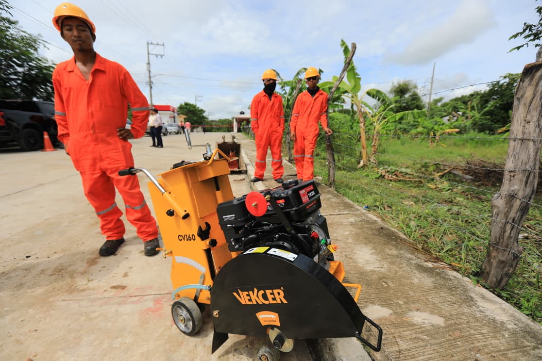 Inician construcción de cisterna y línea de conducción