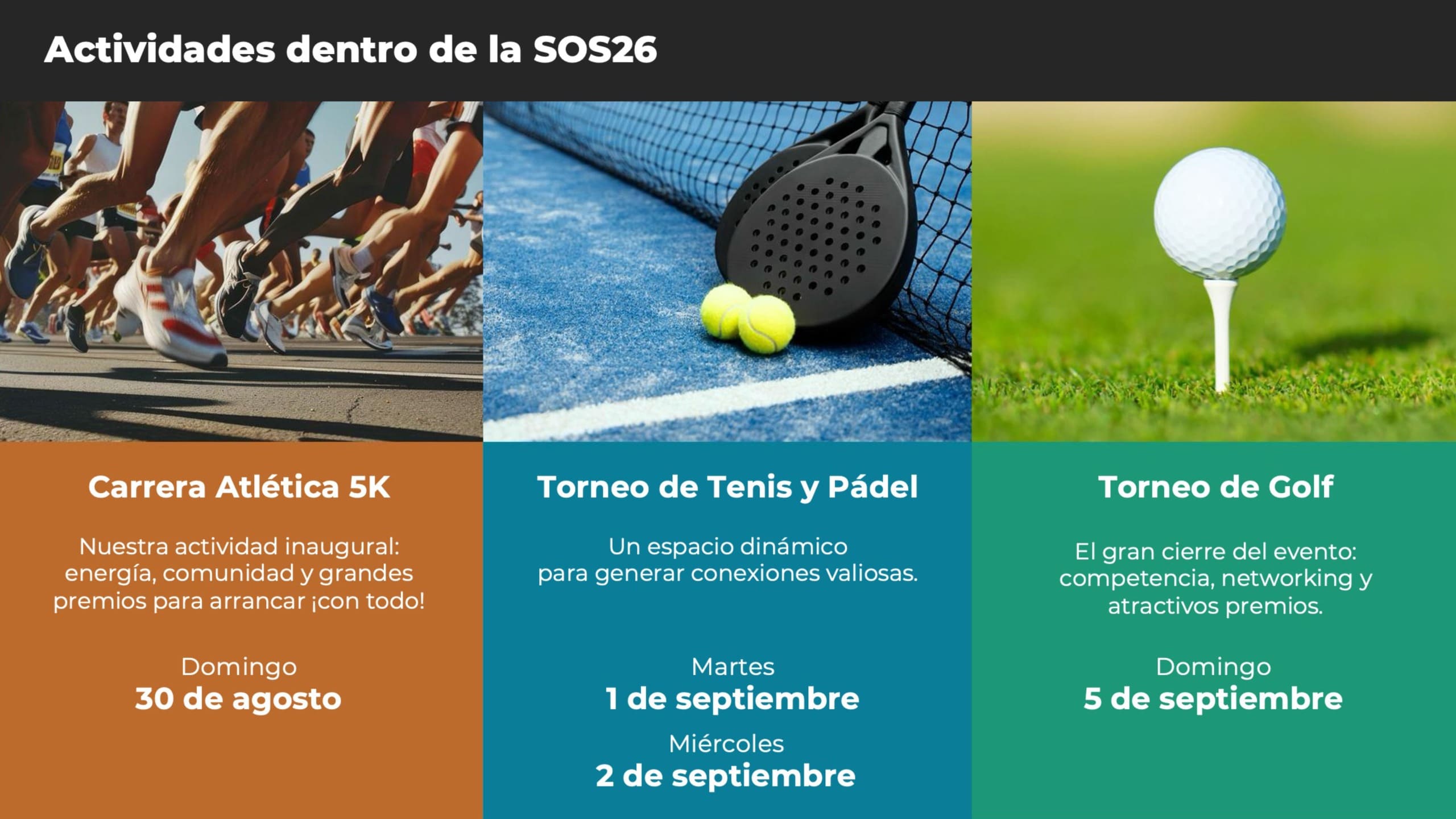 Agenda académica y espacio para los negocios