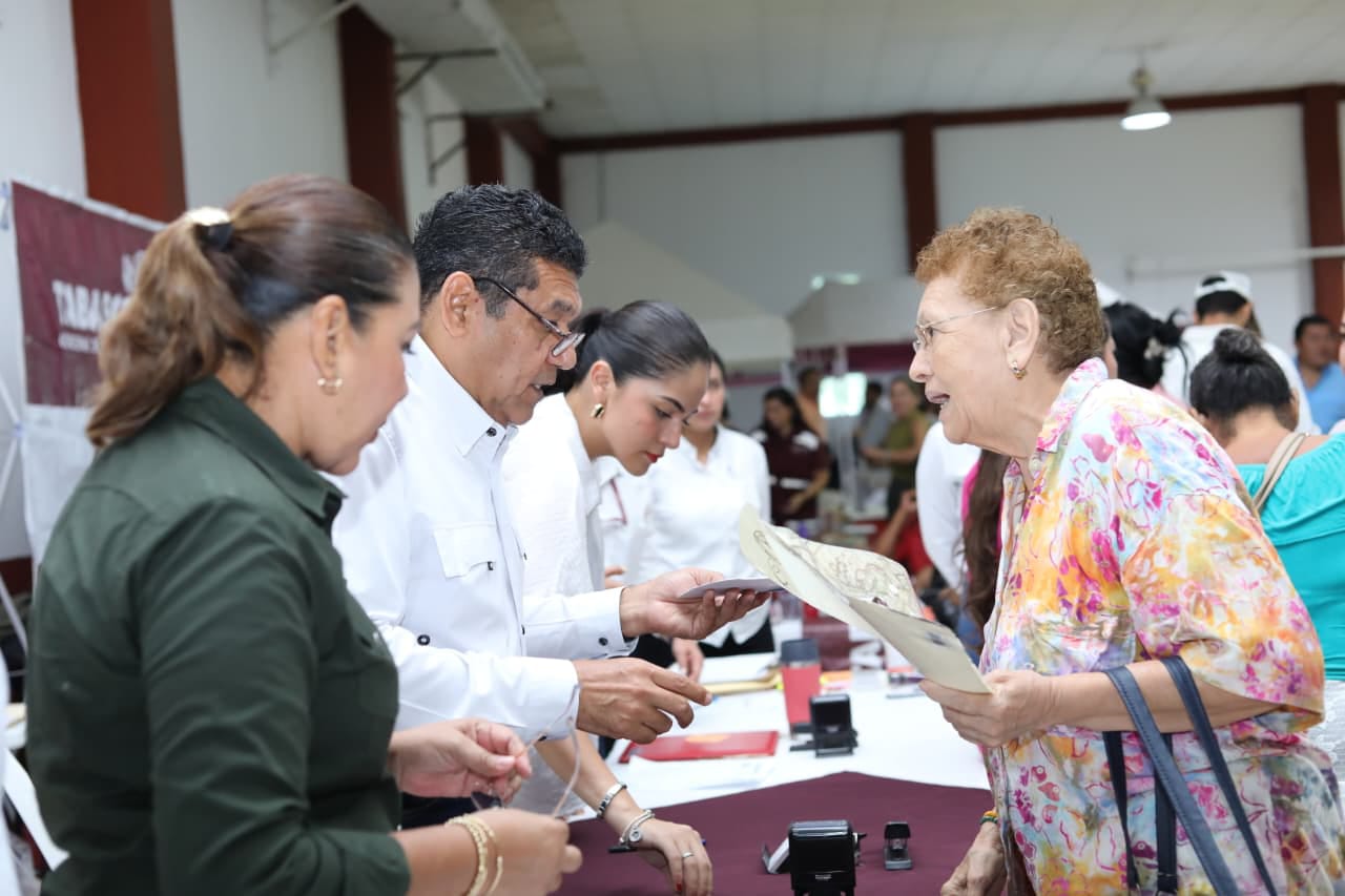 Con programas de Bienestar en Cunduacán