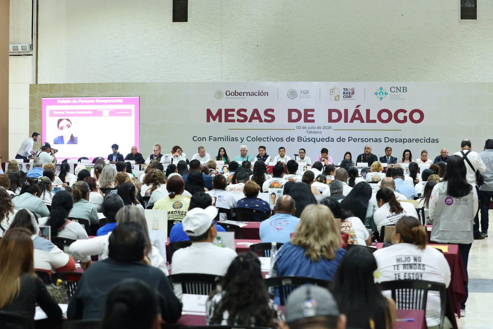 Gobierno impulsa diálogo con familias buscadoras