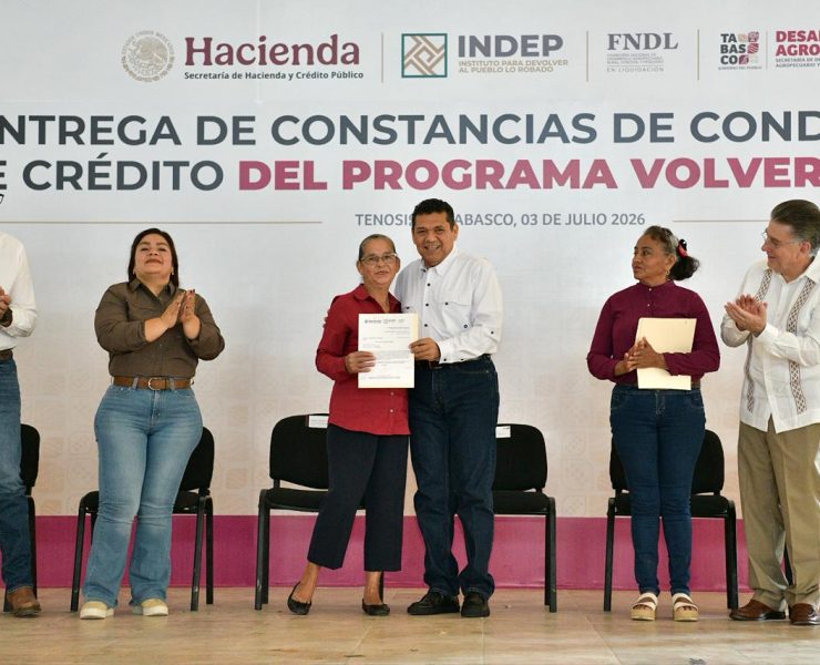 Reciben productores de Tabasco condonación de adeudos