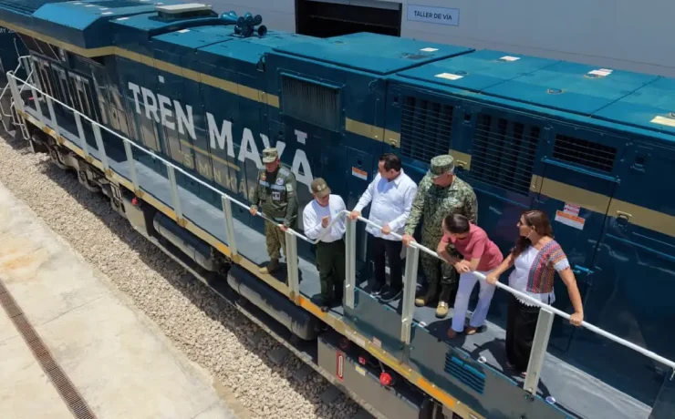 Supervisión de locomotoras de carga impulsa nueva etapa del Tren Maya