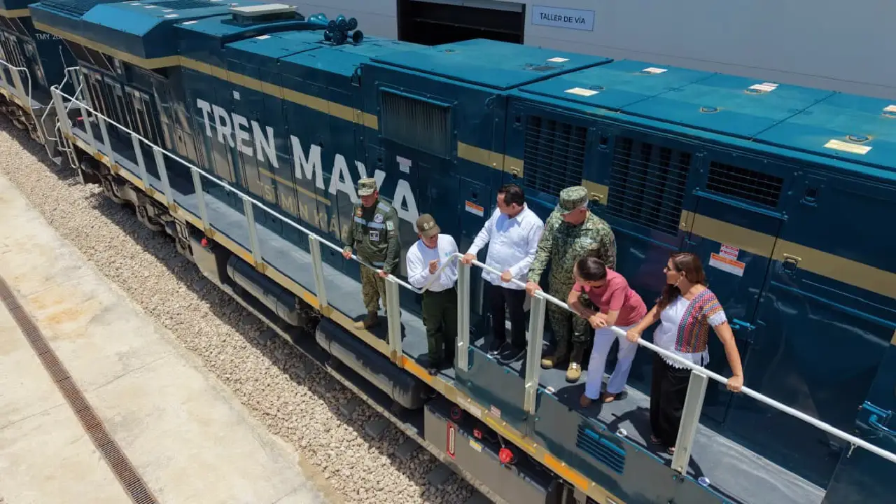 Supervisión de locomotoras de carga impulsa nueva etapa del Tren Maya