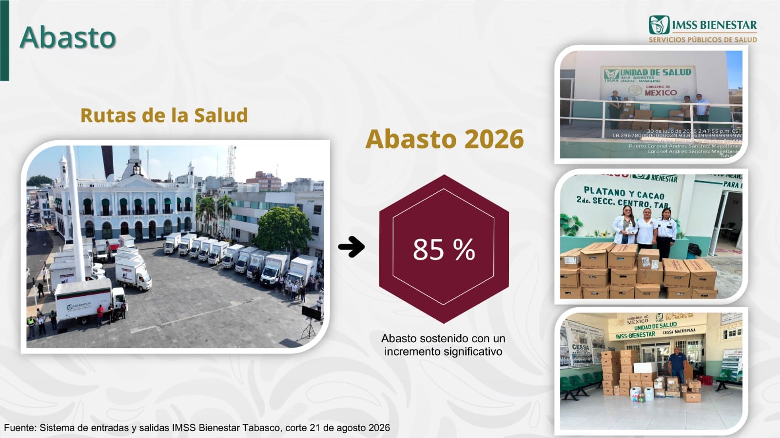 Fortalecen infraestructura de salud en Tabasco