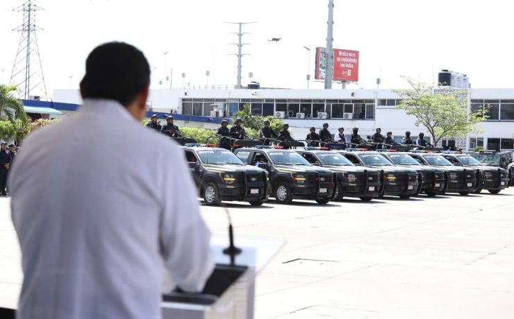 Javier May pone en marcha la Guardia Estatal y entrega 45 patrullas para reforzar la seguridad en Tabasco