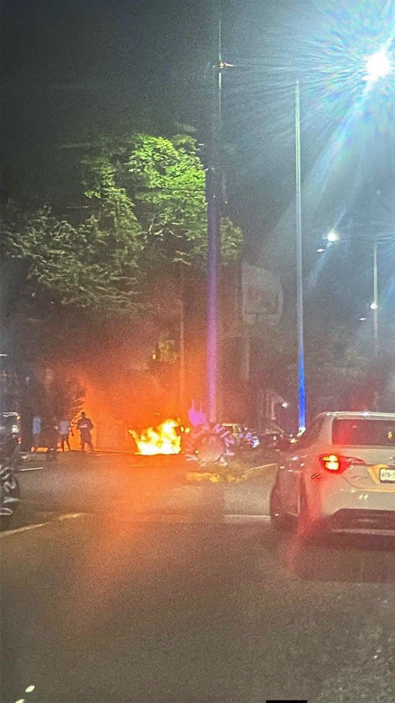 Operativo de seguridad tras los incendios